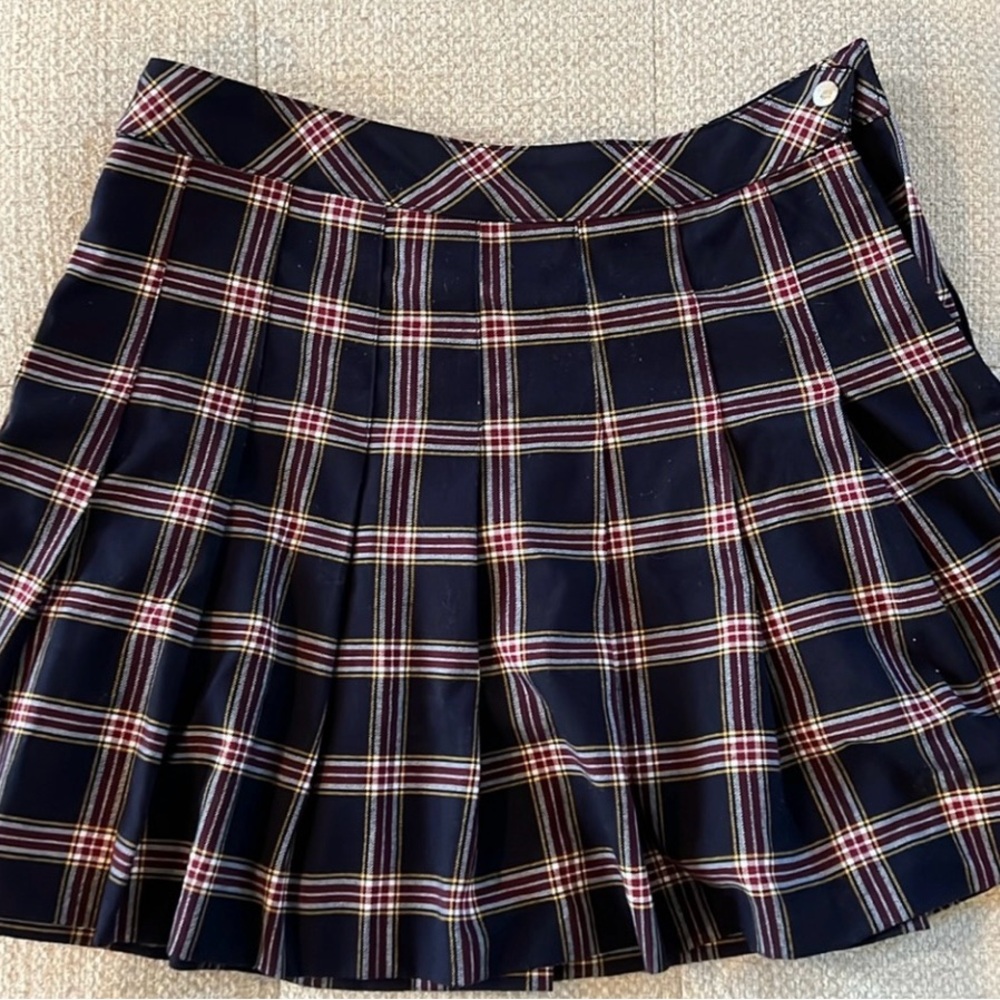 H & M Plaid Mini Skirt